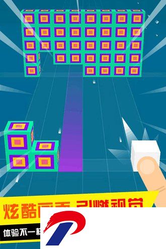 滚动小方块游戏